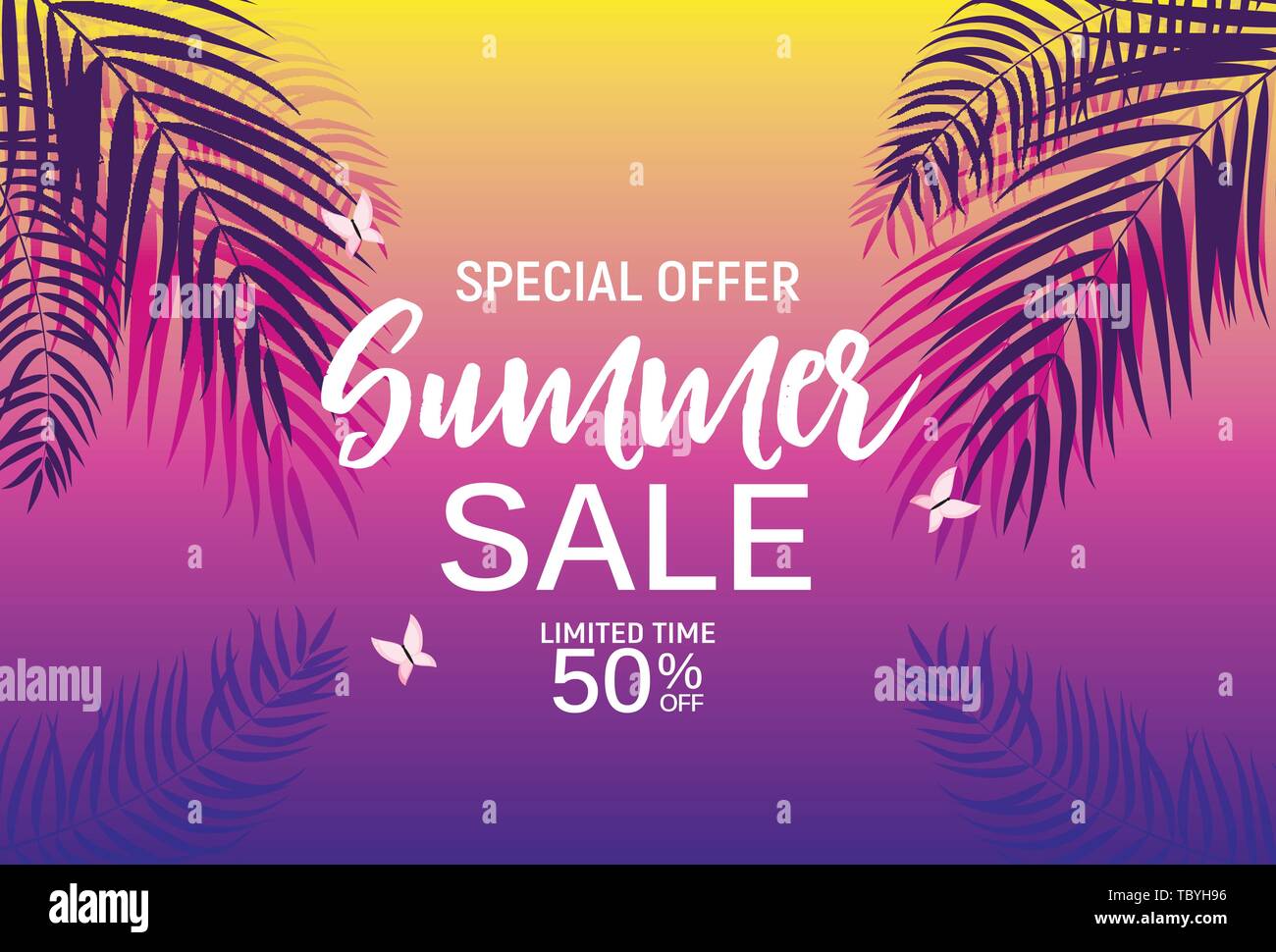 Abstract Summer Sale Background. Vector Illustration Stock Vector Image ...