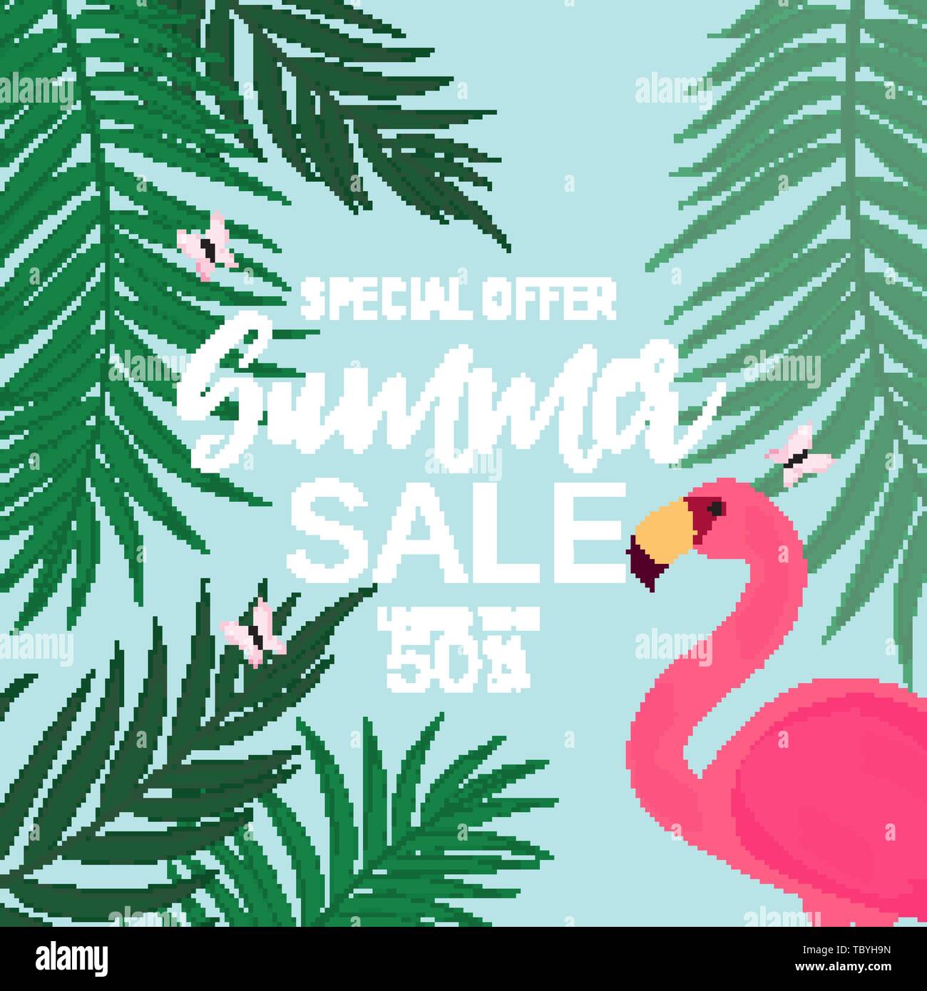 Abstract Summer Sale Background. Vector Illustration Stock Vector Image ...