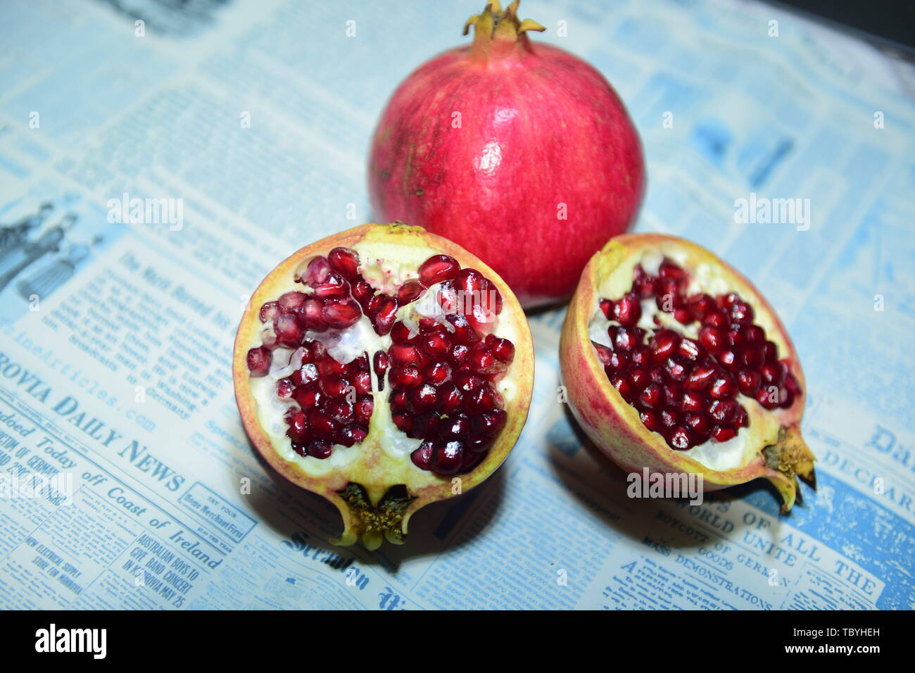 Soft seed pomegranate Stock Photo Alamy