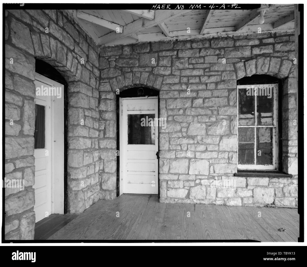 Mcmillan Dam Detail Of Door And Window At Gate Keeper S House