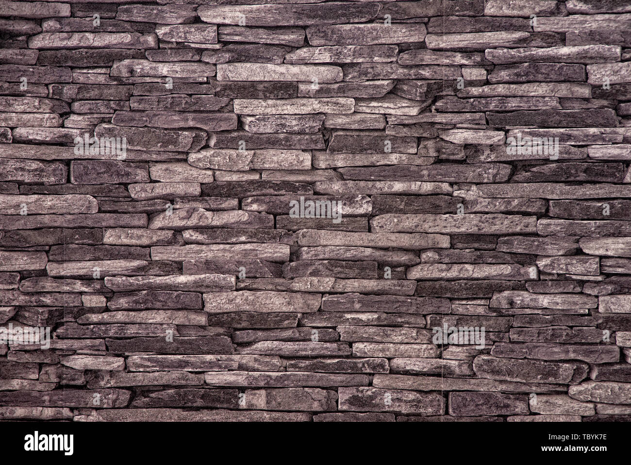 realistic stone wall wallpaper Stock Photo