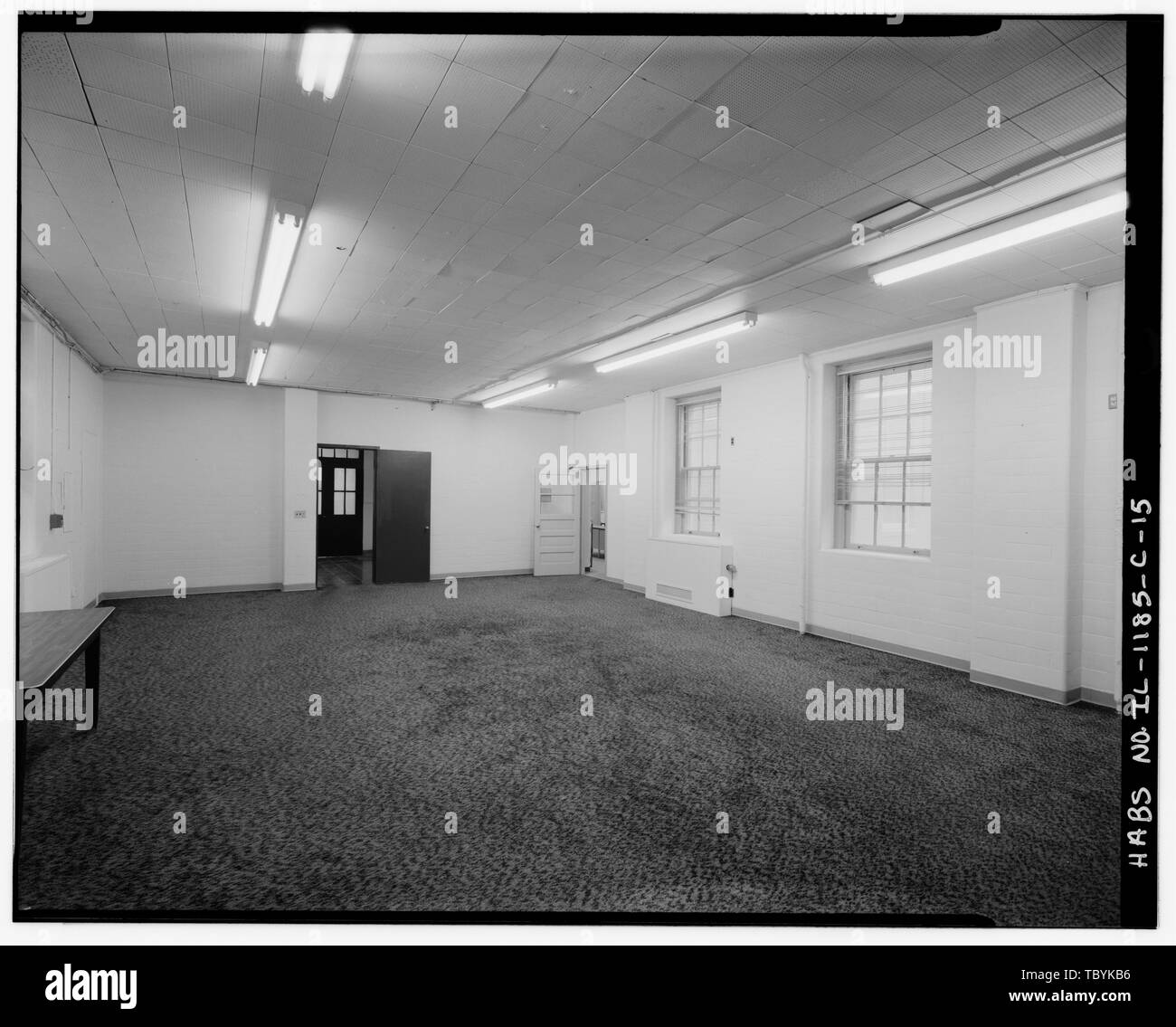 Mess hall, Room 126. Chanute Air Force Base, Hospital, Senior Officer