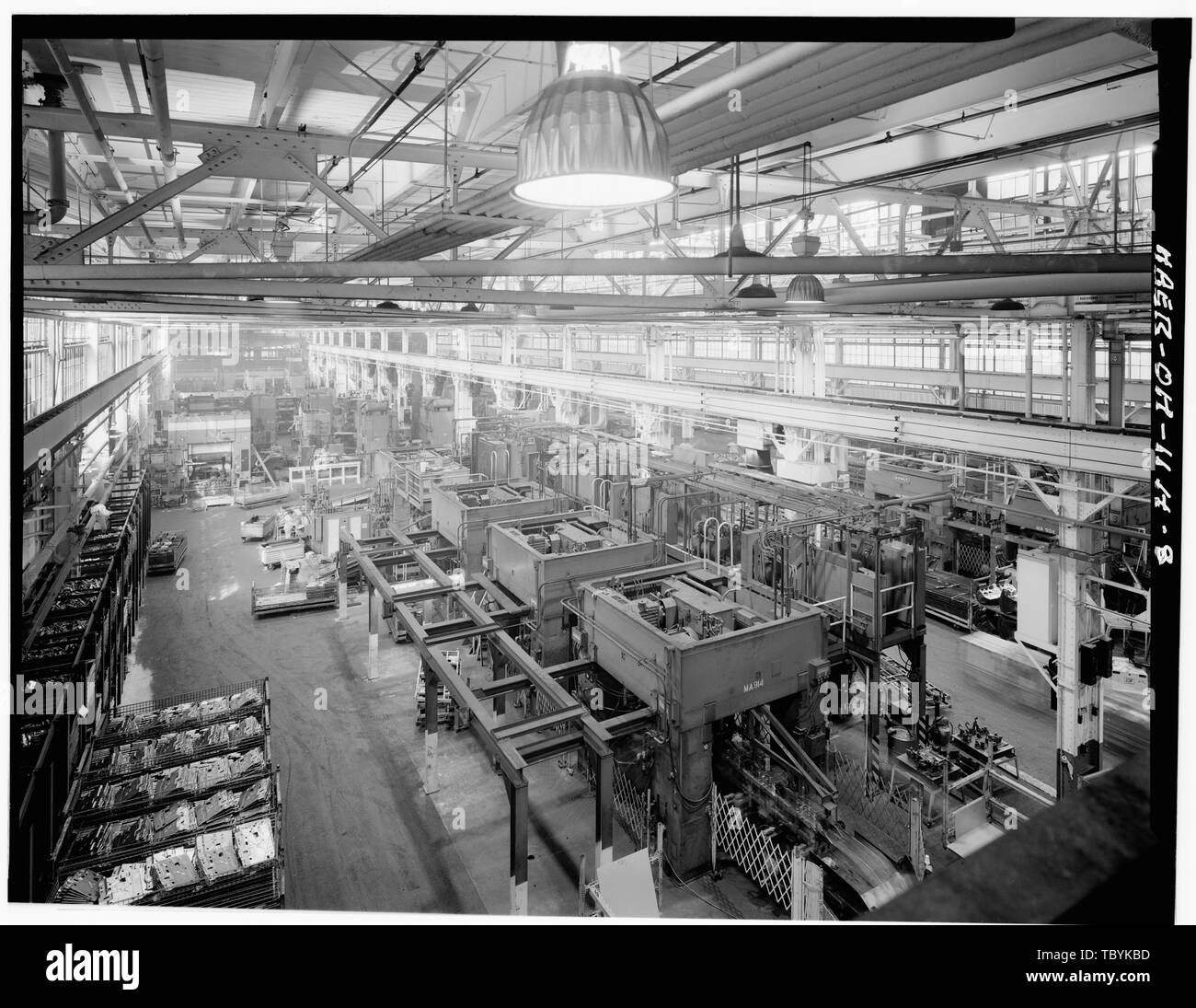Metal Storage Building, interior Fisher Body Ohio Company, East 140th