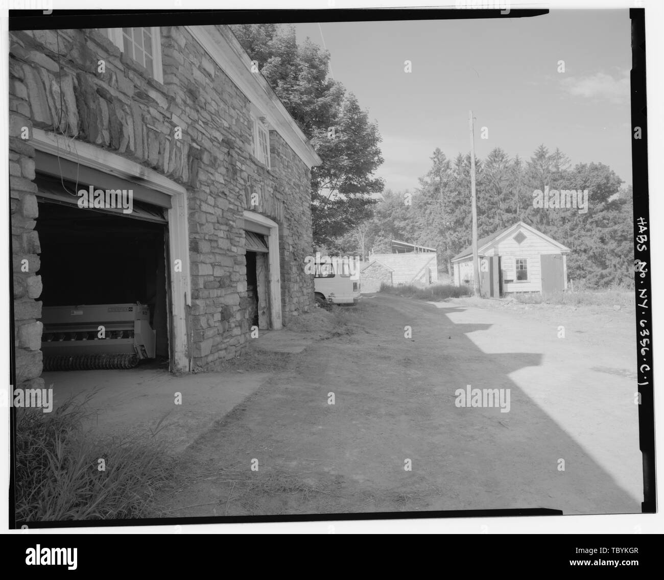 Migel Estate and Farm, Repair Shed and Stable, Along private drive, .1