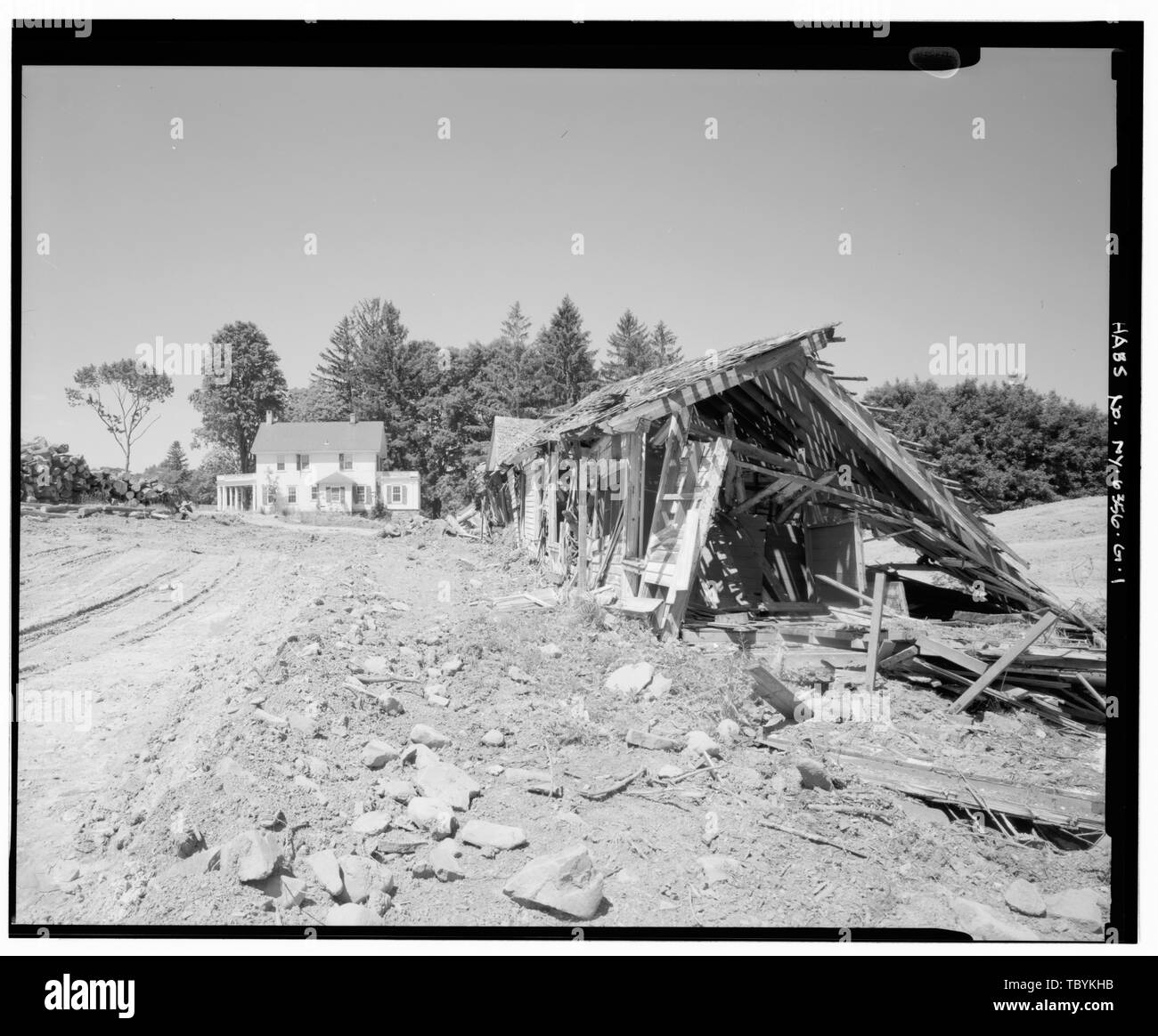 Migel Estate and Farm, West Poultry Shed, Along private drive, .2 mile