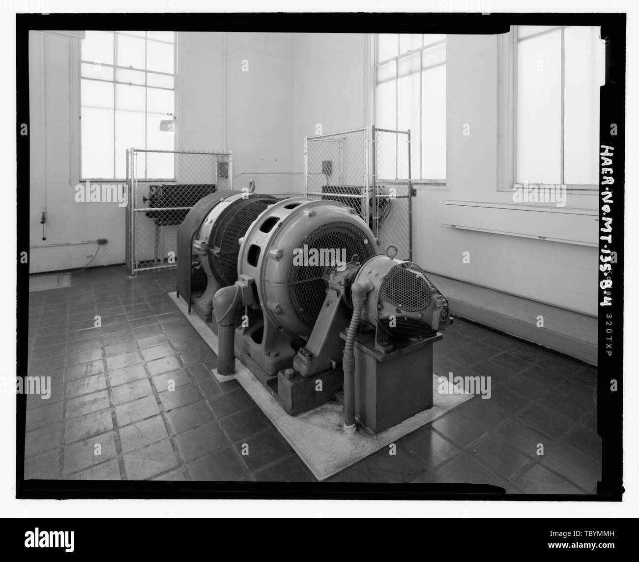 exciter unit 2, view to south Morony Hydroelectric Facility, Dam and Powerhouse