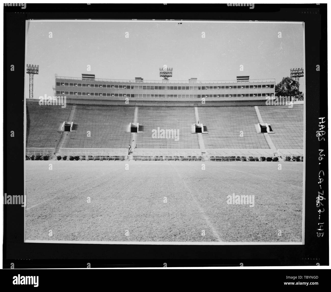 NEW PRESS BOX, VIEW WEST, 1961 Rose Bowl Stadium, 1001 Rose Bowl Drive
