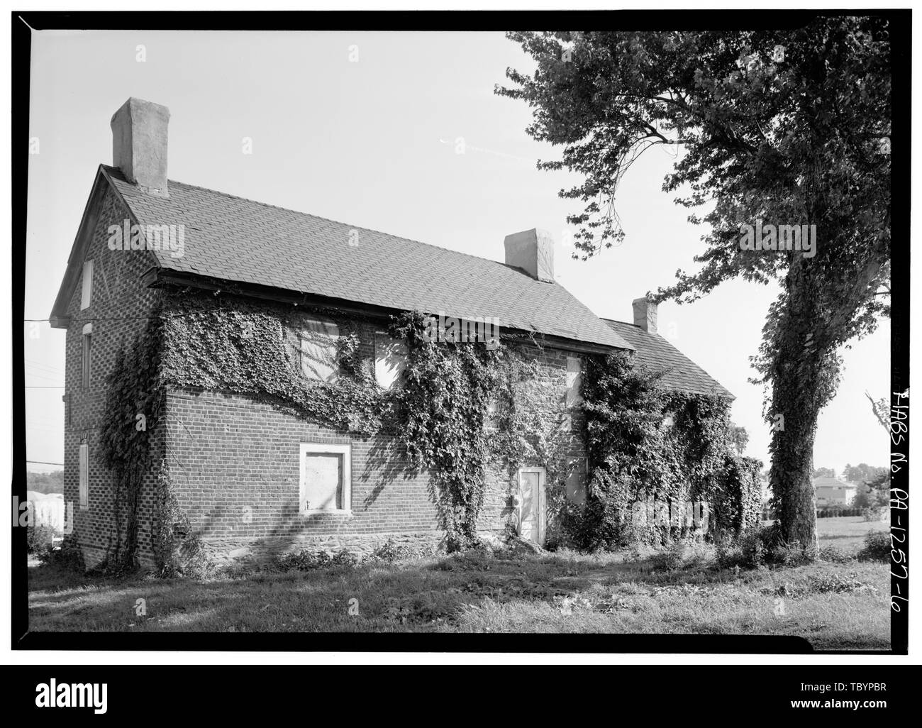 NORTH (REAR) FACADE, SHOWING UNIFORMLY PITCHED ROOF Thomas Massey House