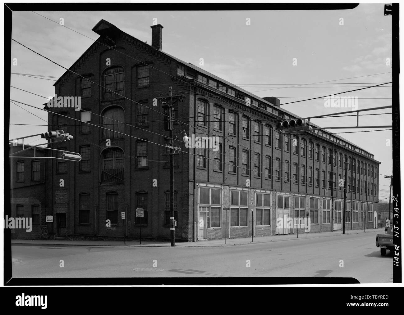 NORTH AND WEST ELEVATIONS Rogers and Machine Works, Erecting Shop, Spruce and Market