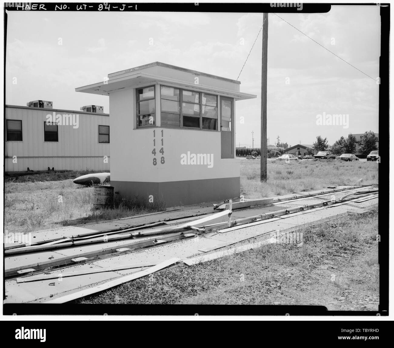 NORTH AND WEST FACING SIDES Ogden Arsenal, Railroad Scale House and