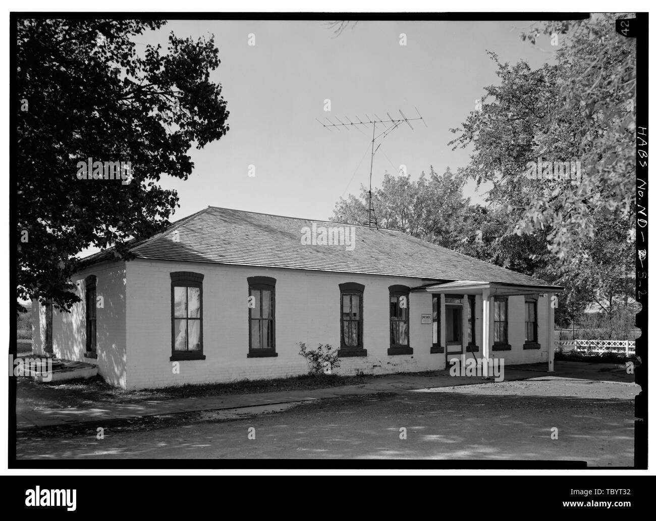 NORTH ELEVATION Fort Totten, Adjutant's Office, 12 miles southwest of