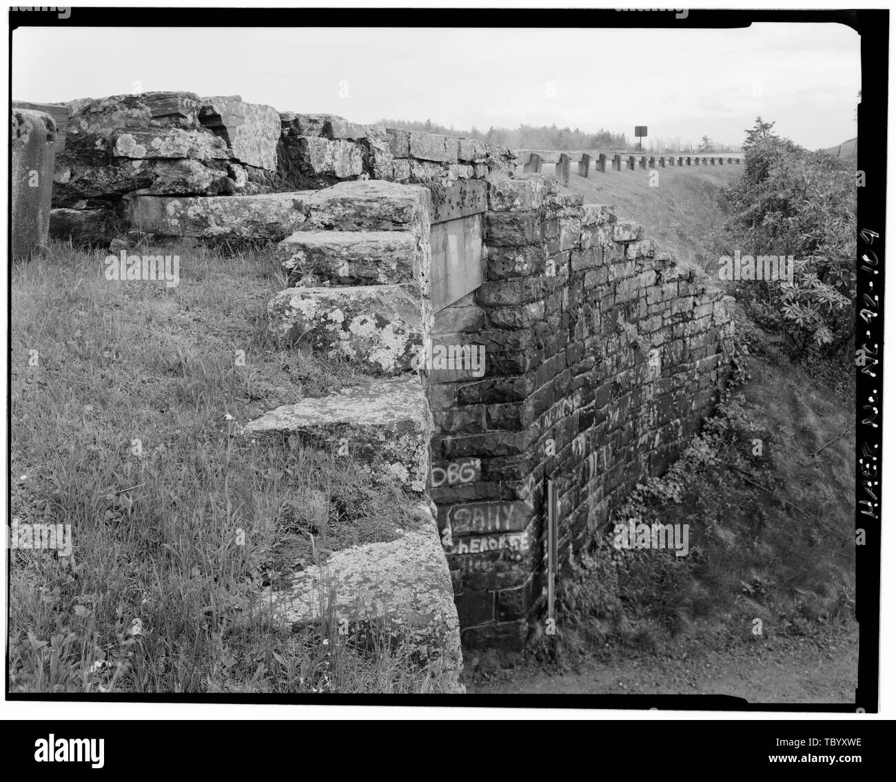 North Carolina Route 1130 grade separation structure at Air Bellows Gap