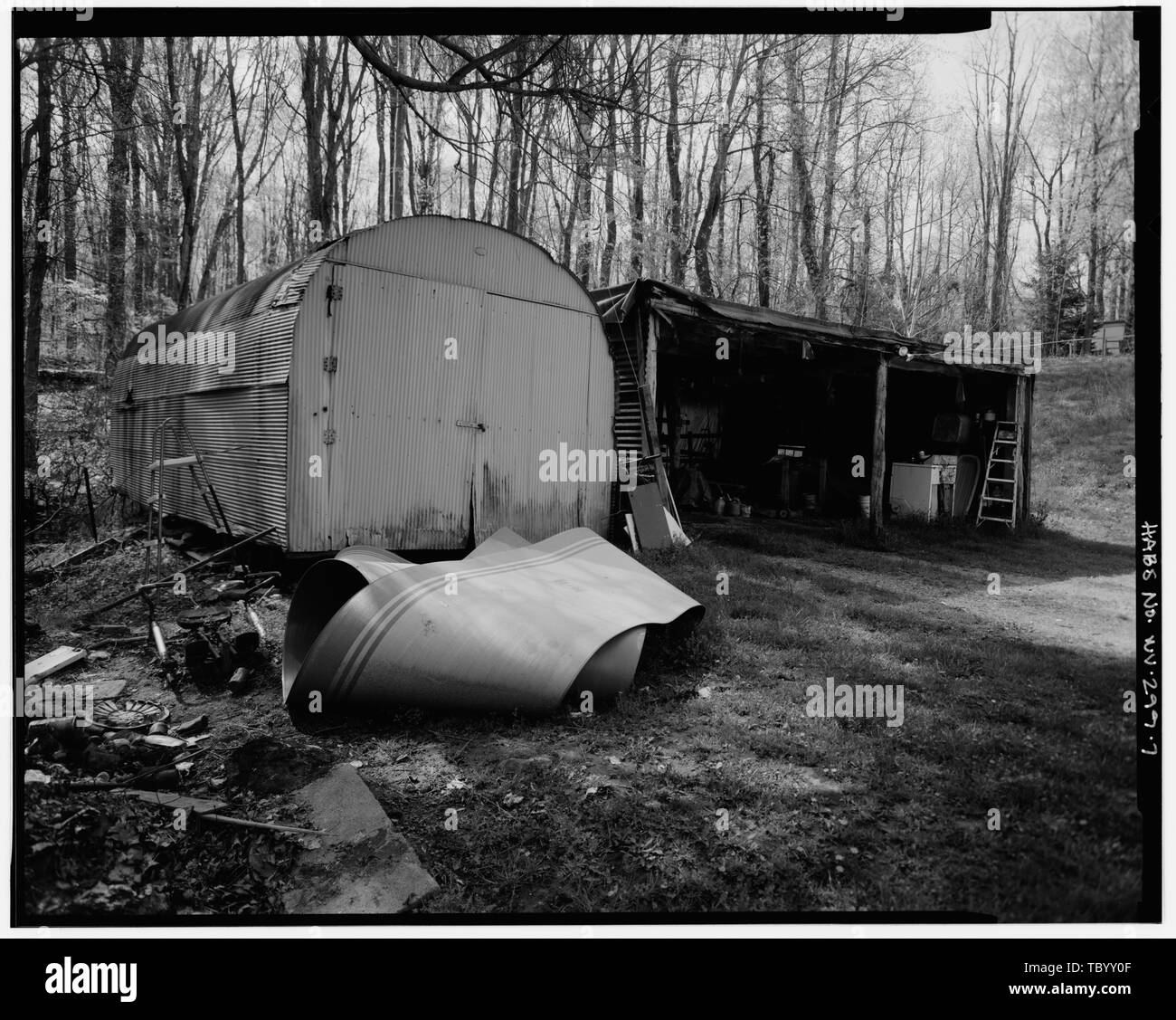 North And East Elevations Of Pole Barn Facing Southwest John Bly