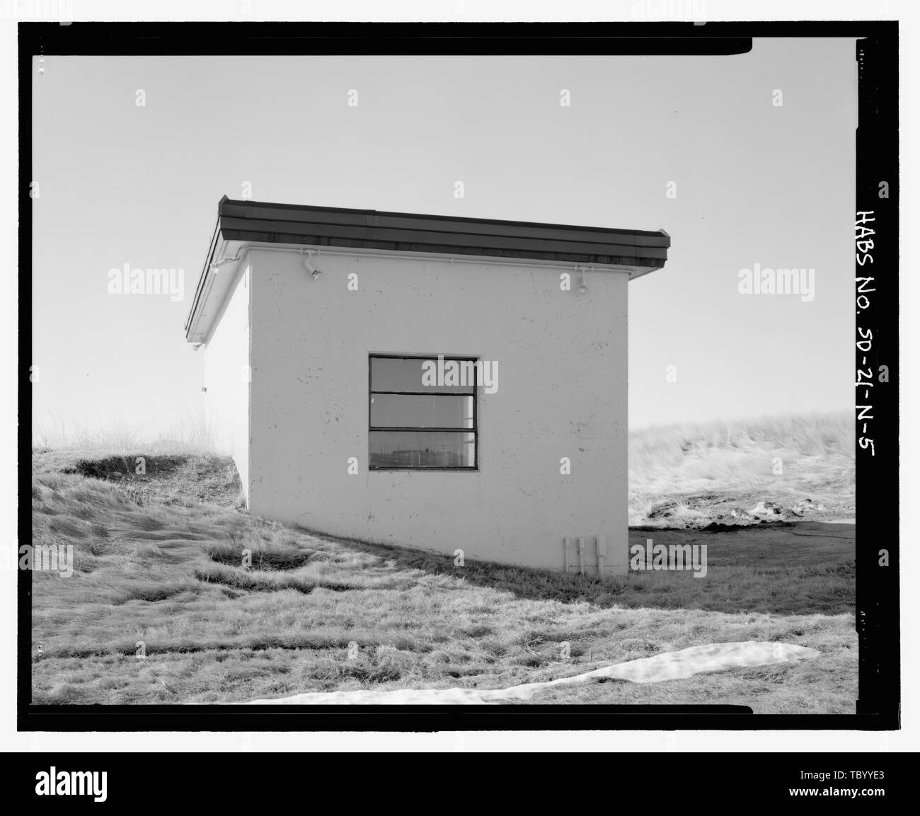 north elevation, view to the south Ellsworth Air Force Base, Rushmore