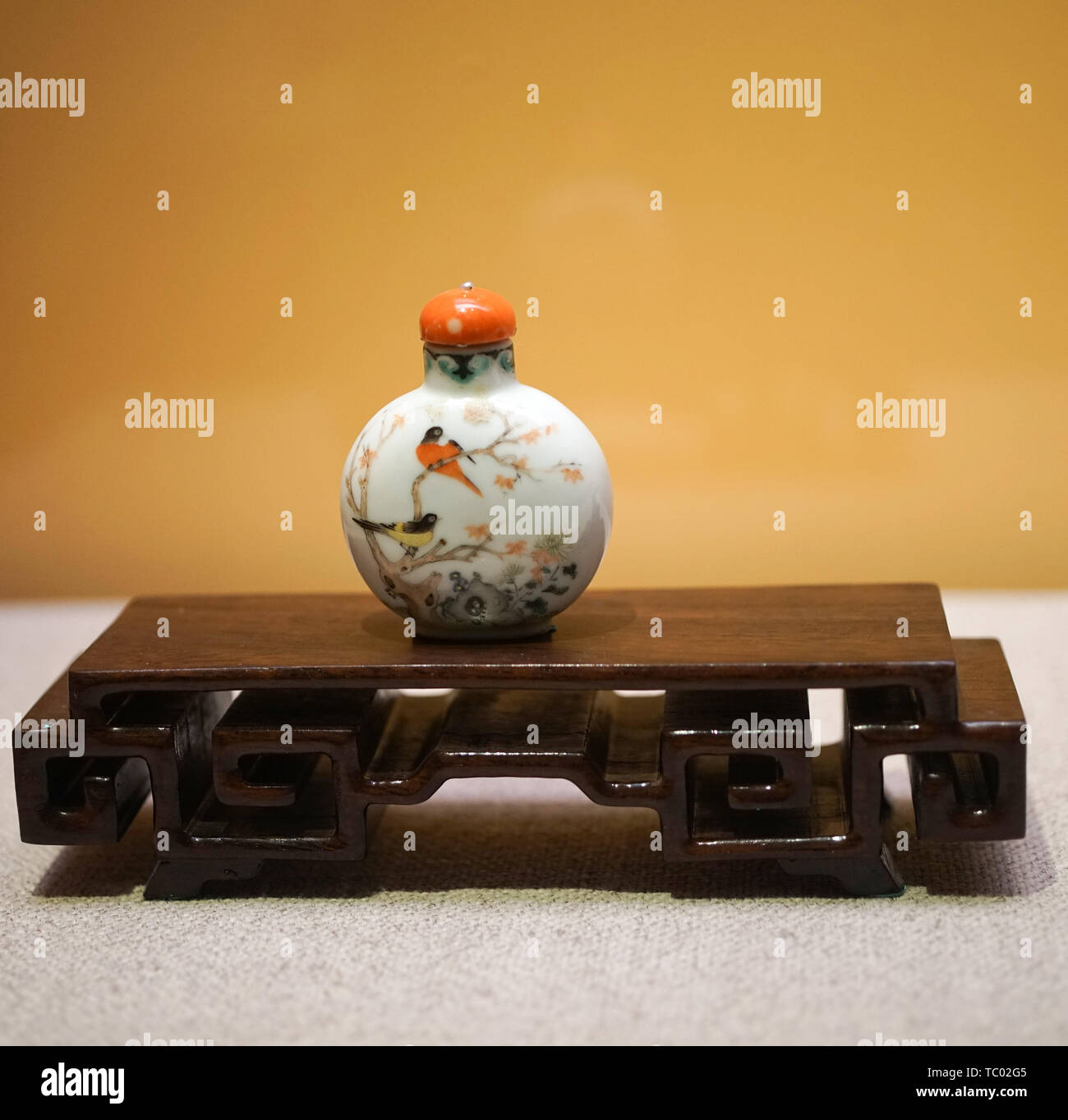Ming and Qing snuff bottles Stock Photo