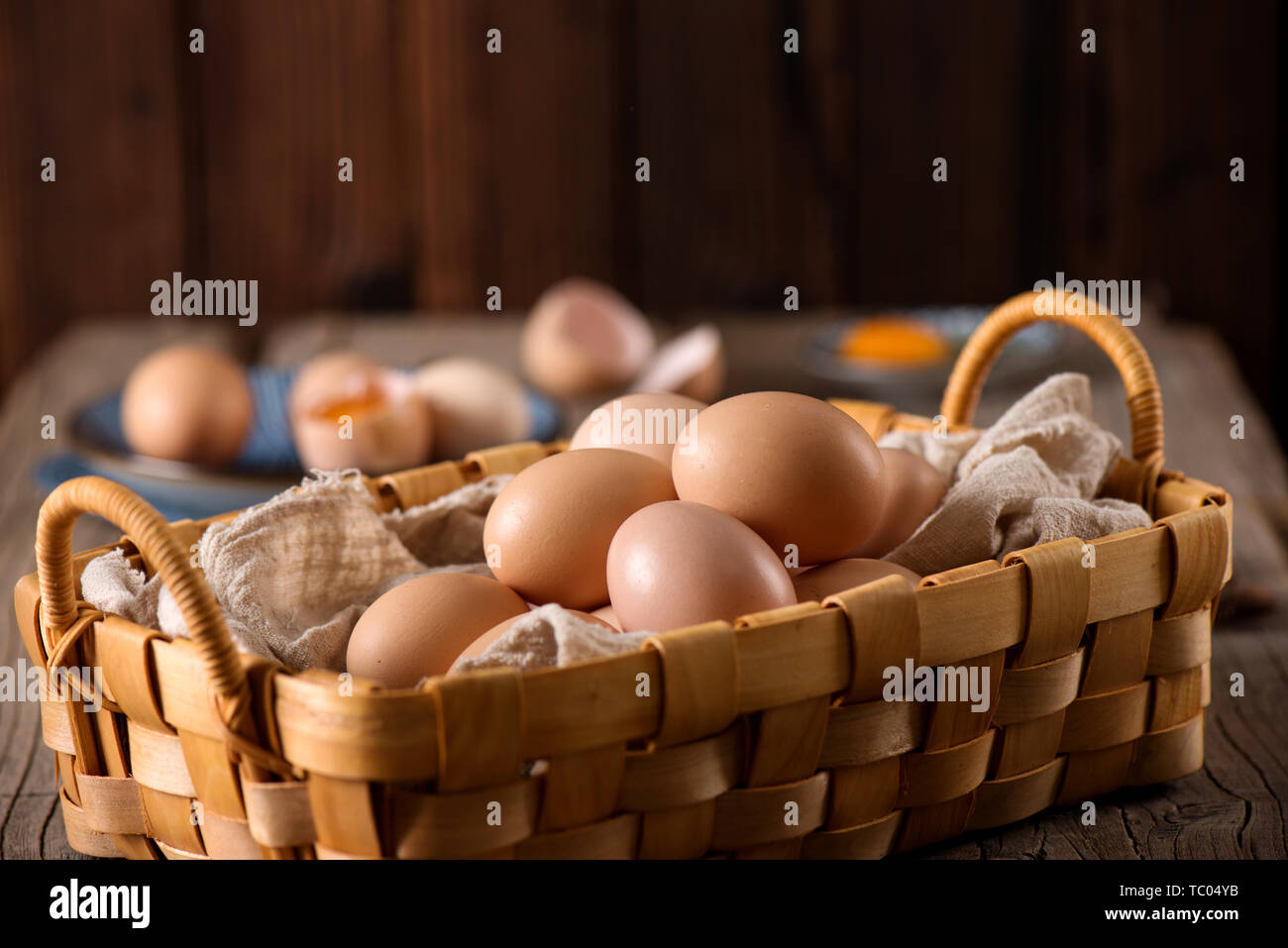 Soil eggs, fresh eggs Stock Photo Alamy