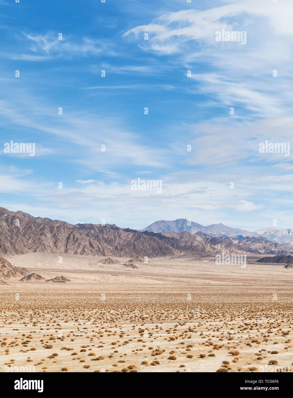 Natural Scenery of Qaidam Basin Stock Photo