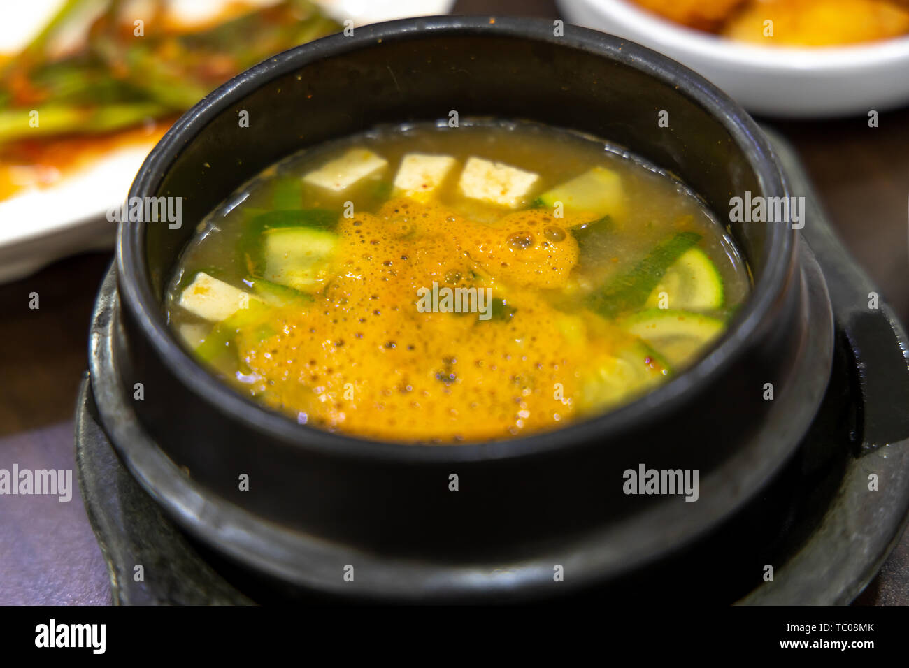 Doenjangjjigae or soybean paste stew Korea's mostpopular jjigae