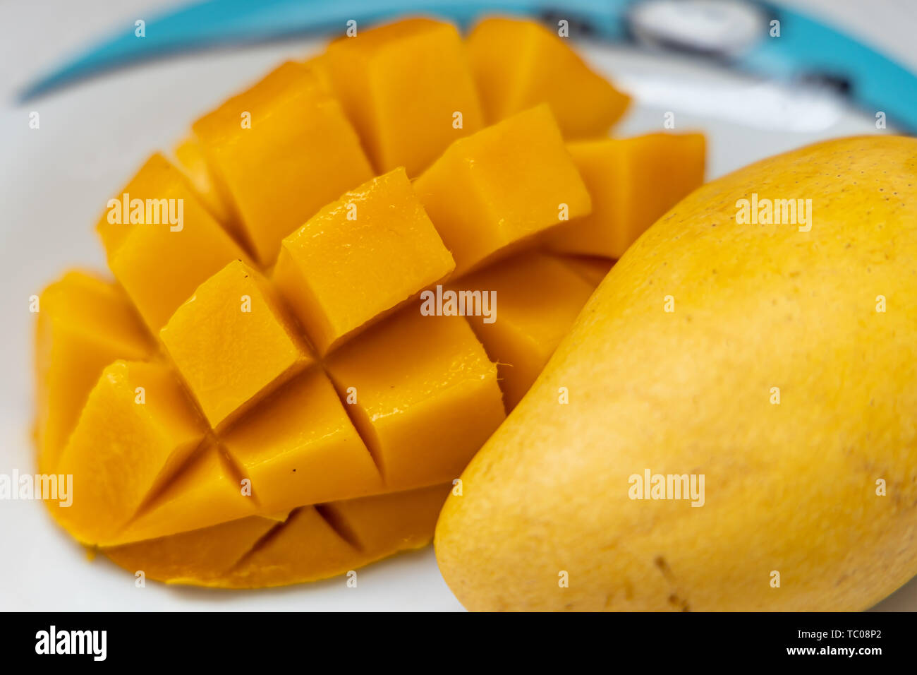 Delicious Fruit Yellow Mango Philippines Stock Photo Alamy