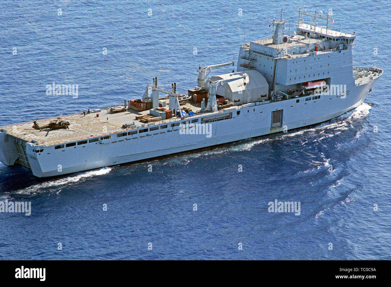 The Royal Fleet Auxiliary Landing Ship Stock Photos & The Royal Fleet