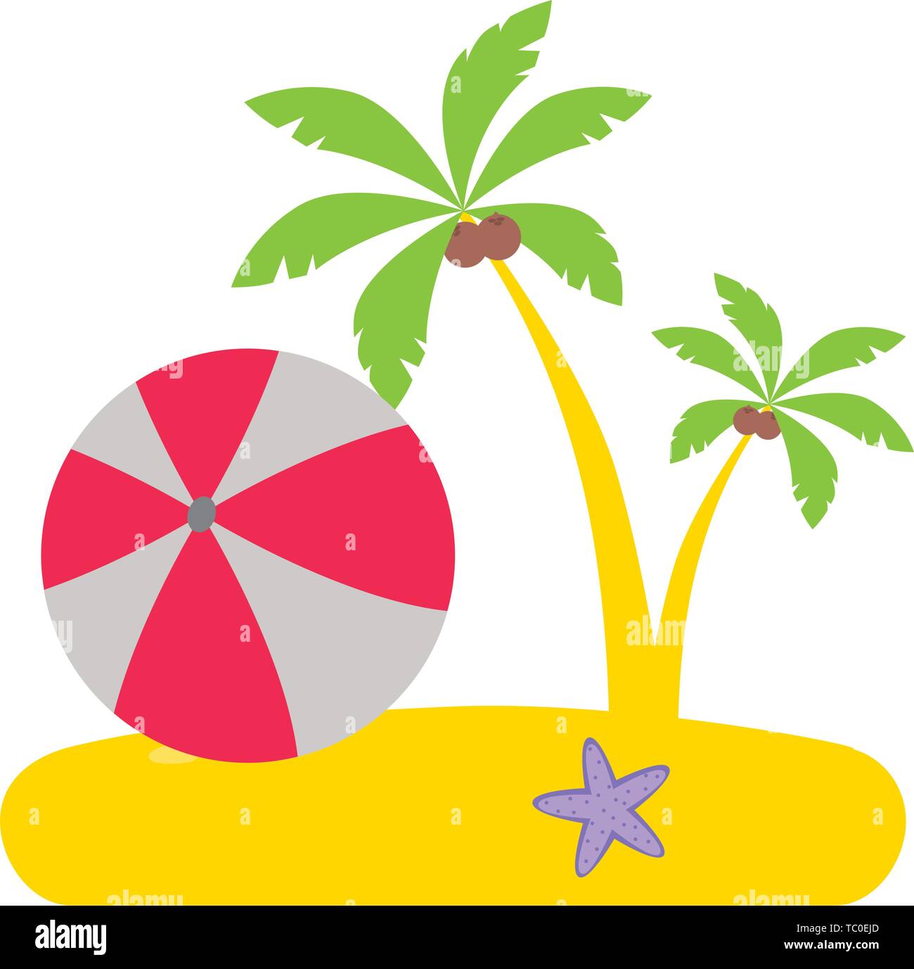 beach vacations image Stock Vector Image & Art - Alamy