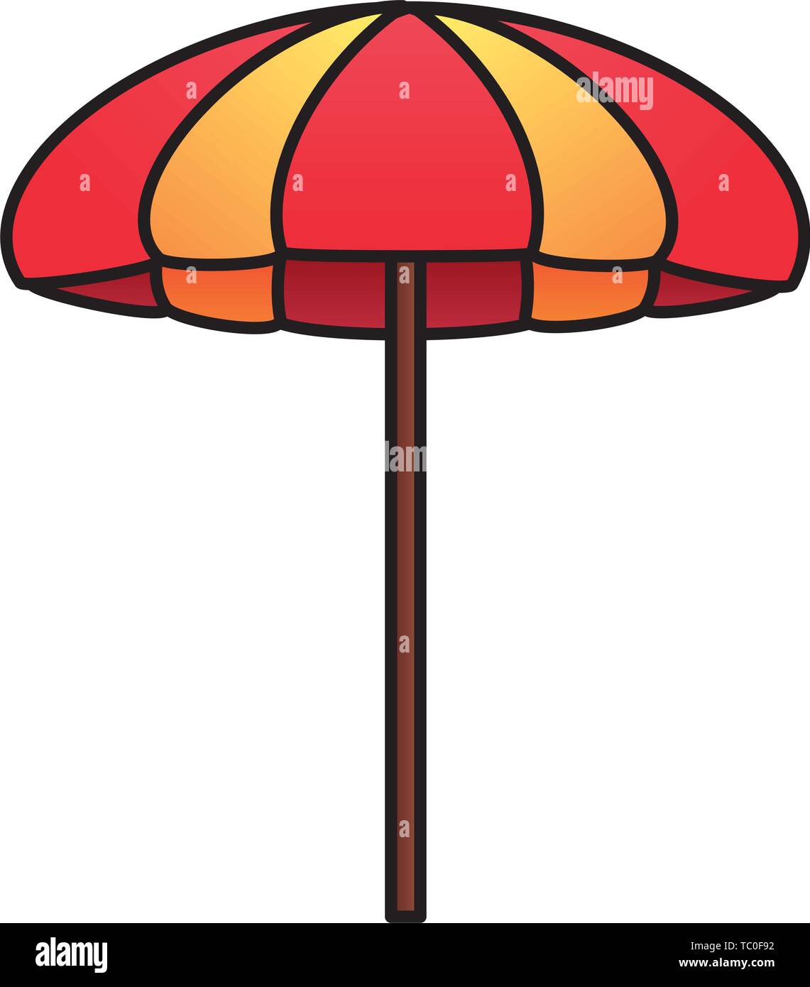 umbrella protection on white background Stock Vector Image & Art - Alamy