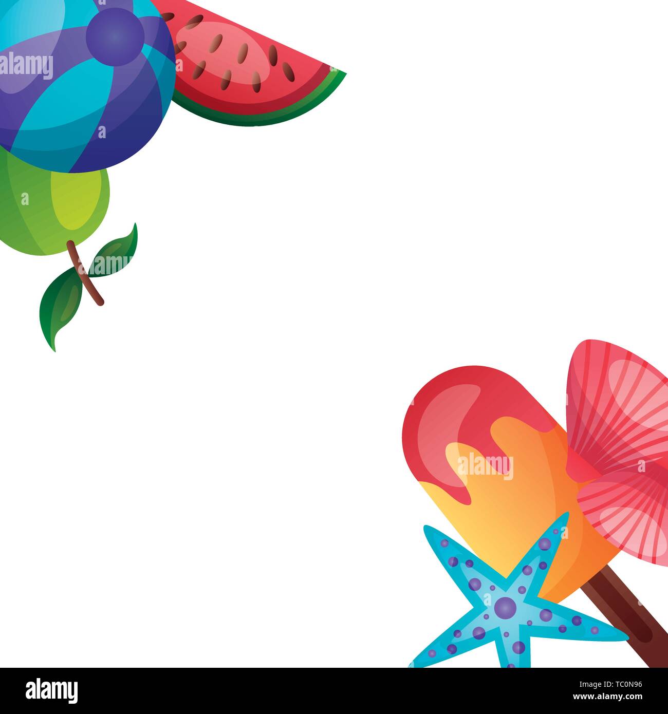 summer time holiday Stock Vector Image & Art - Alamy