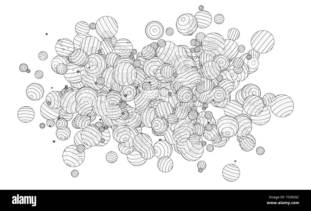 Vector abstract spheres background Stock Vector Image & Art - Alamy