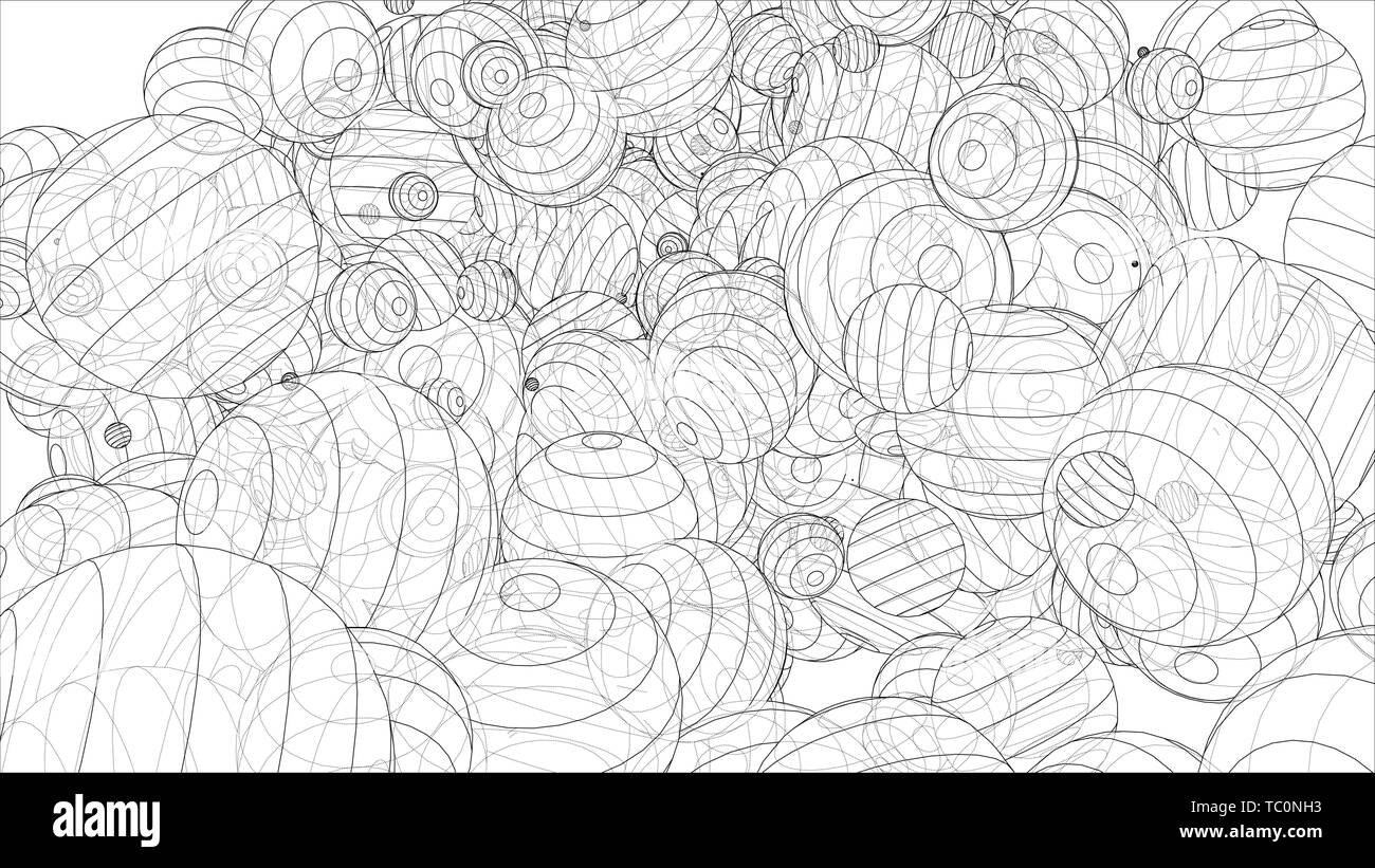 Vector abstract spheres background Stock Vector Image & Art - Alamy