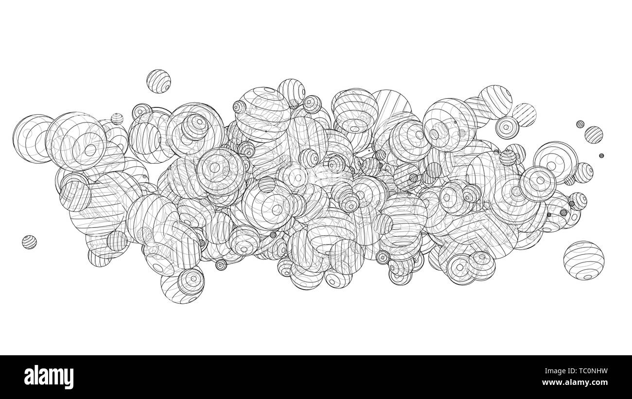 Vector abstract spheres background Stock Vector Image & Art - Alamy