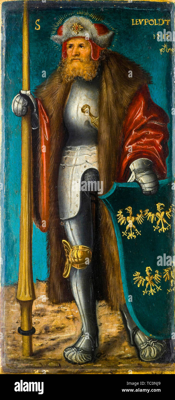 Lucas Cranach the Elder, Leopold III, Margrave of Austria, portrait painting, 1515 Stock Photo