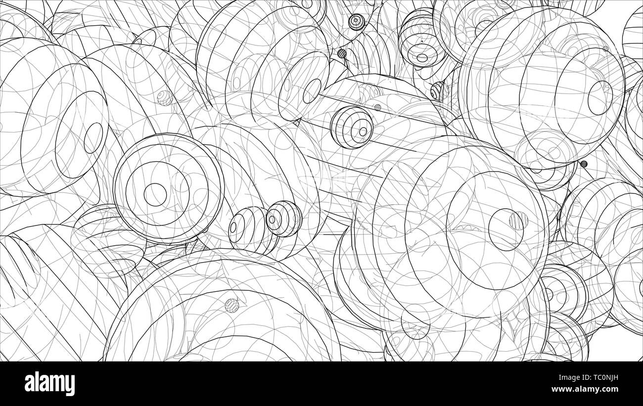 Vector abstract spheres background Stock Vector Image & Art - Alamy