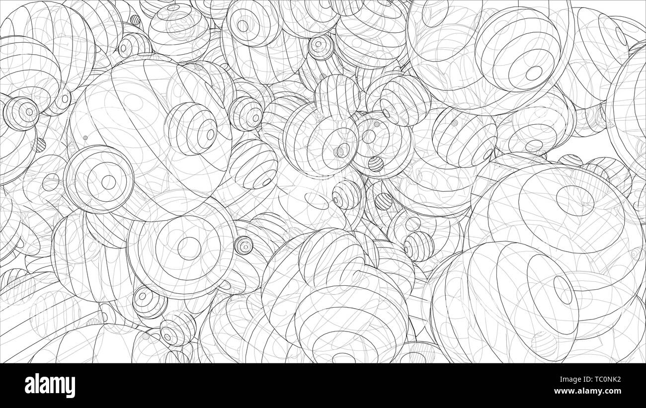 Vector abstract spheres background Stock Vector Image & Art - Alamy