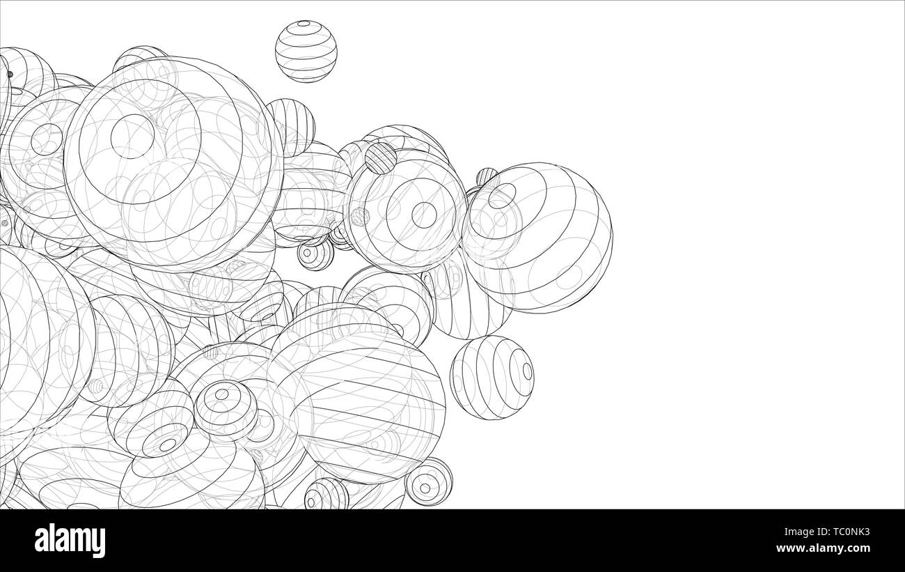 Vector abstract spheres background Stock Vector Image & Art - Alamy
