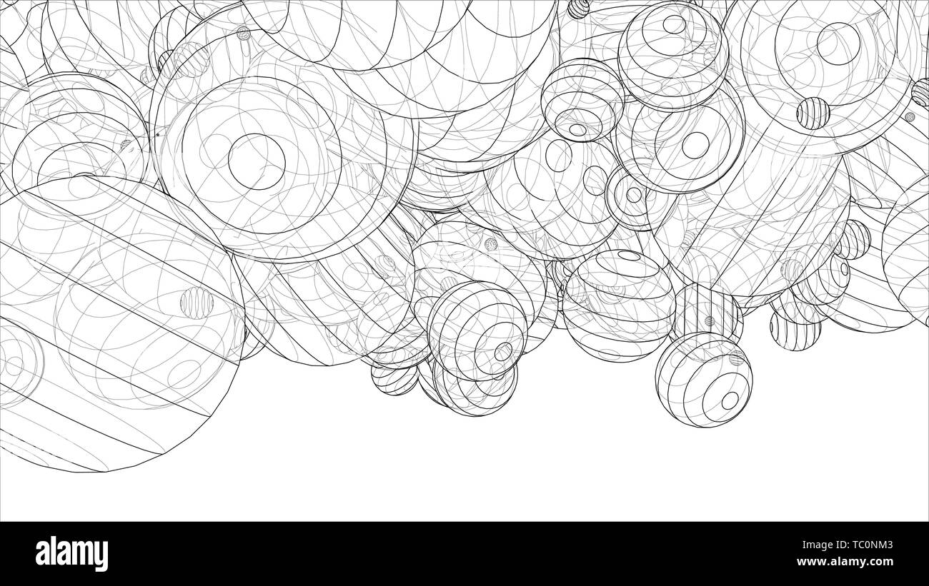 Vector abstract spheres background Stock Vector Image & Art - Alamy