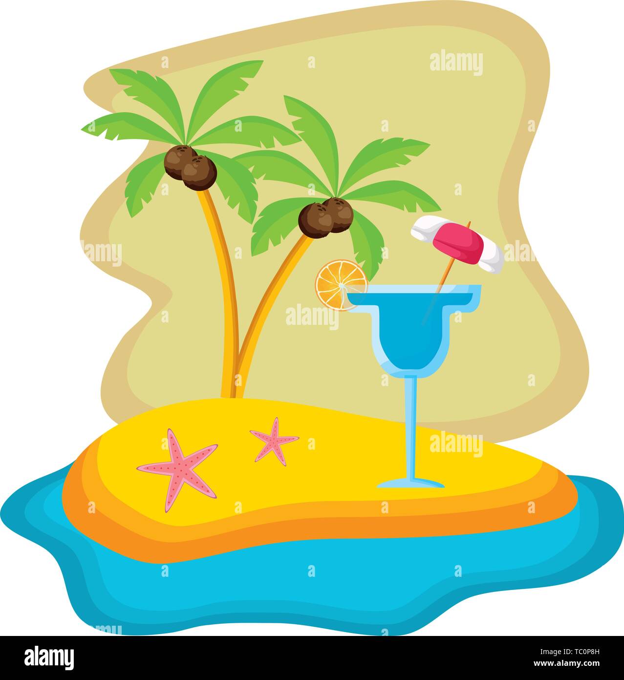 summer time holiday poster Stock Vector Image & Art - Alamy