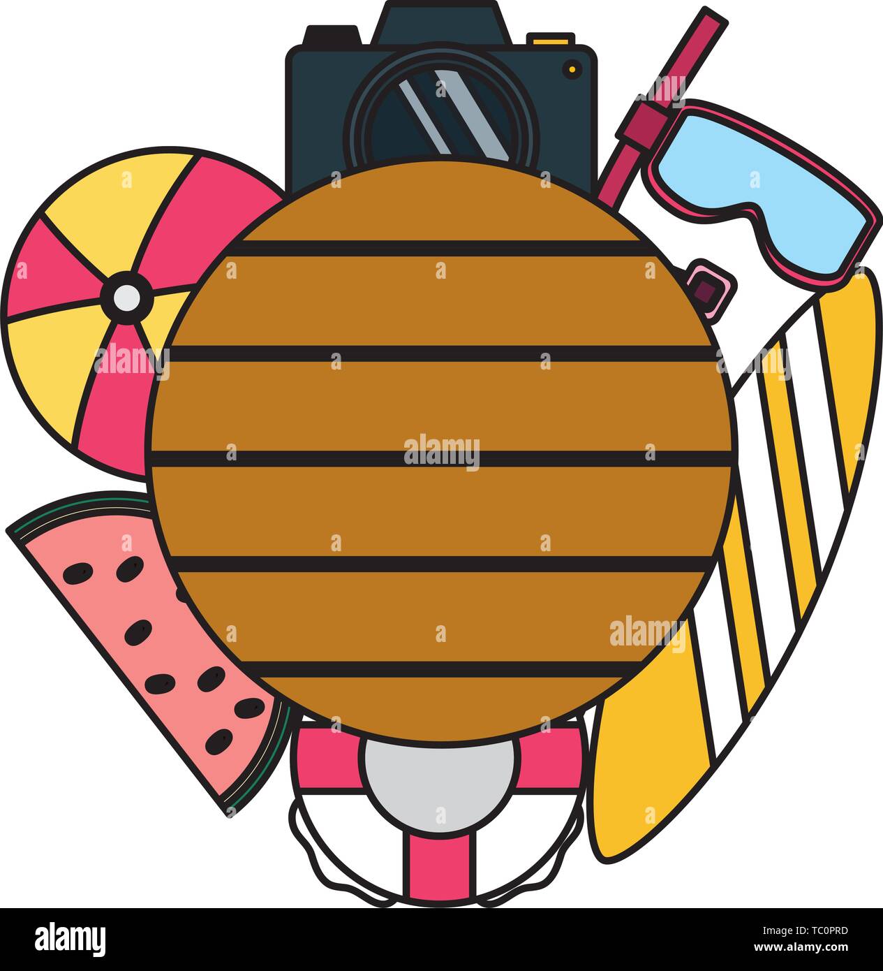 summer time holiday Stock Vector Image & Art - Alamy