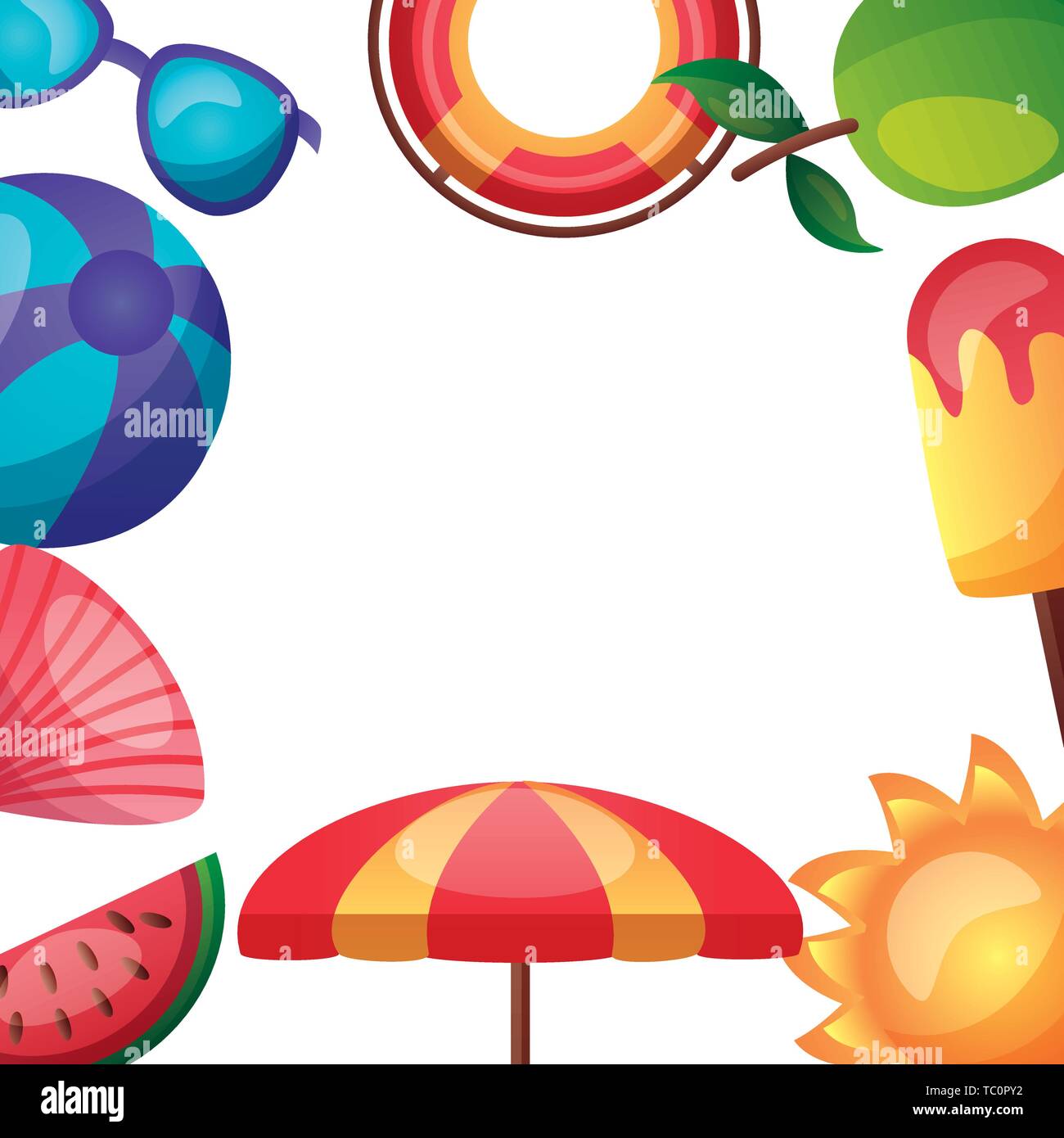 summer time holiday Stock Vector Image & Art - Alamy