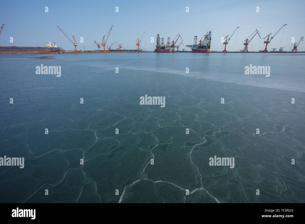 Shipbuilding industrial base Stock Photo Alamy
