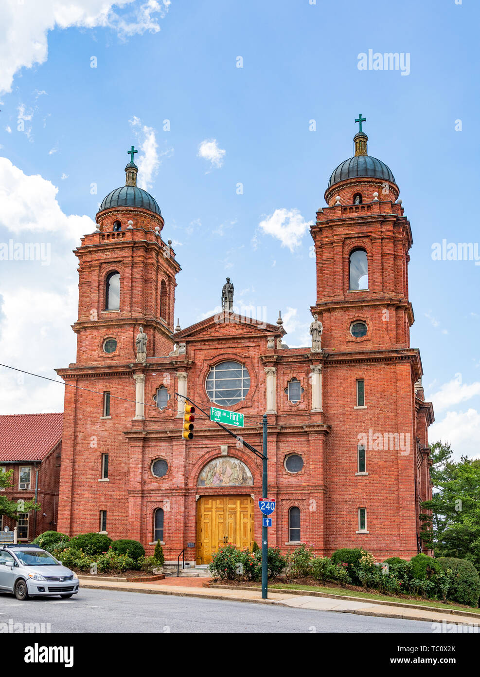 ASHEVILLE, NC, USA5/31/19 The Basilica of St. Lawrence in Asheville