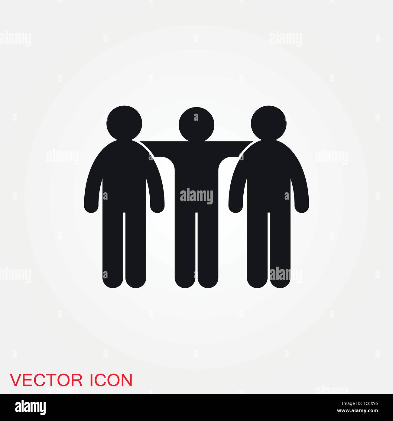 Team icon vector sign symbol Stock Vector Image & Art - Alamy