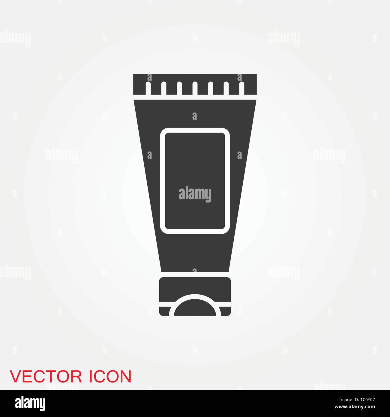 Tube container for cream icon vector sign symbol for design Stock ...
