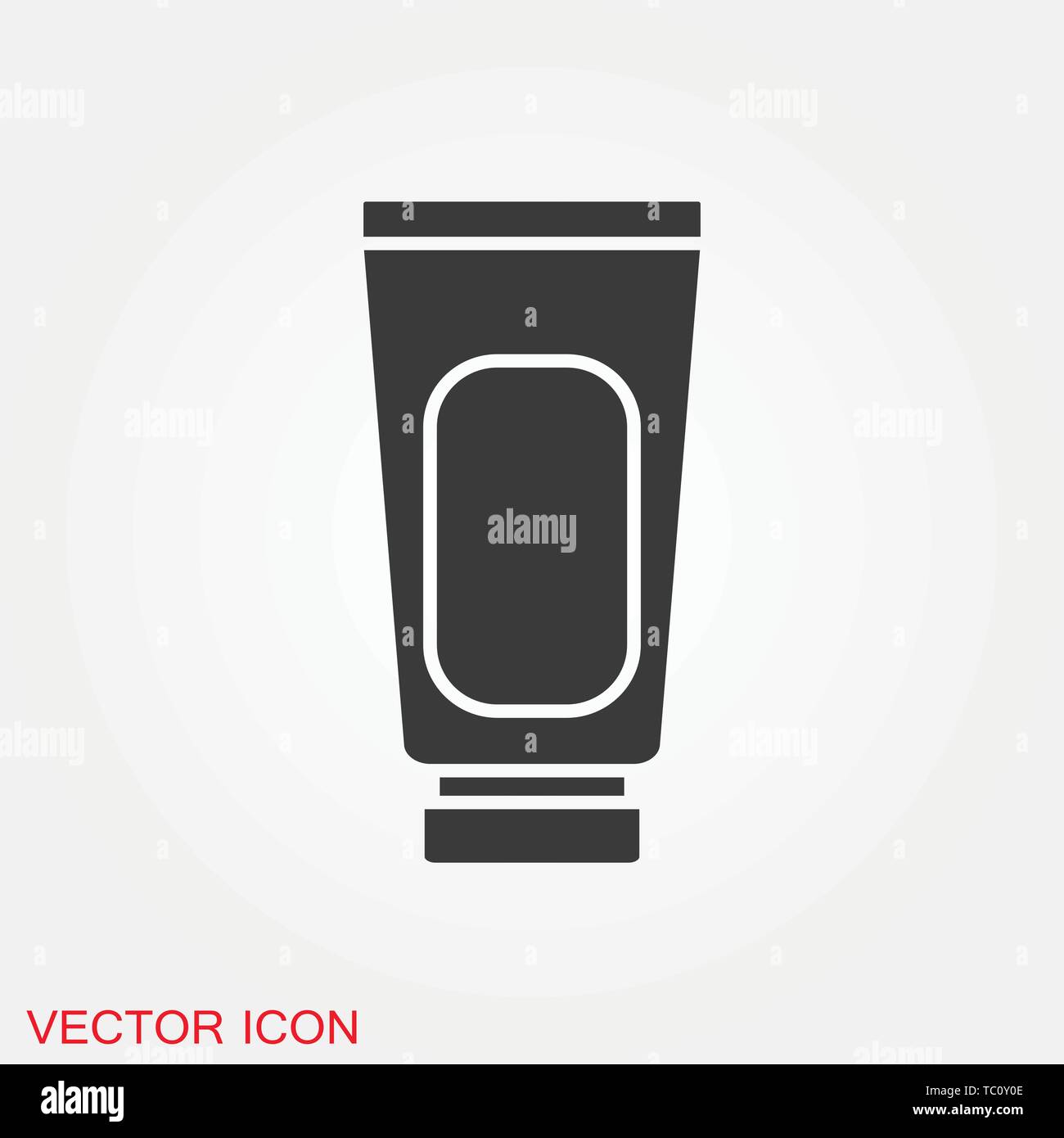 Tube container for cream icon vector sign symbol for design Stock ...