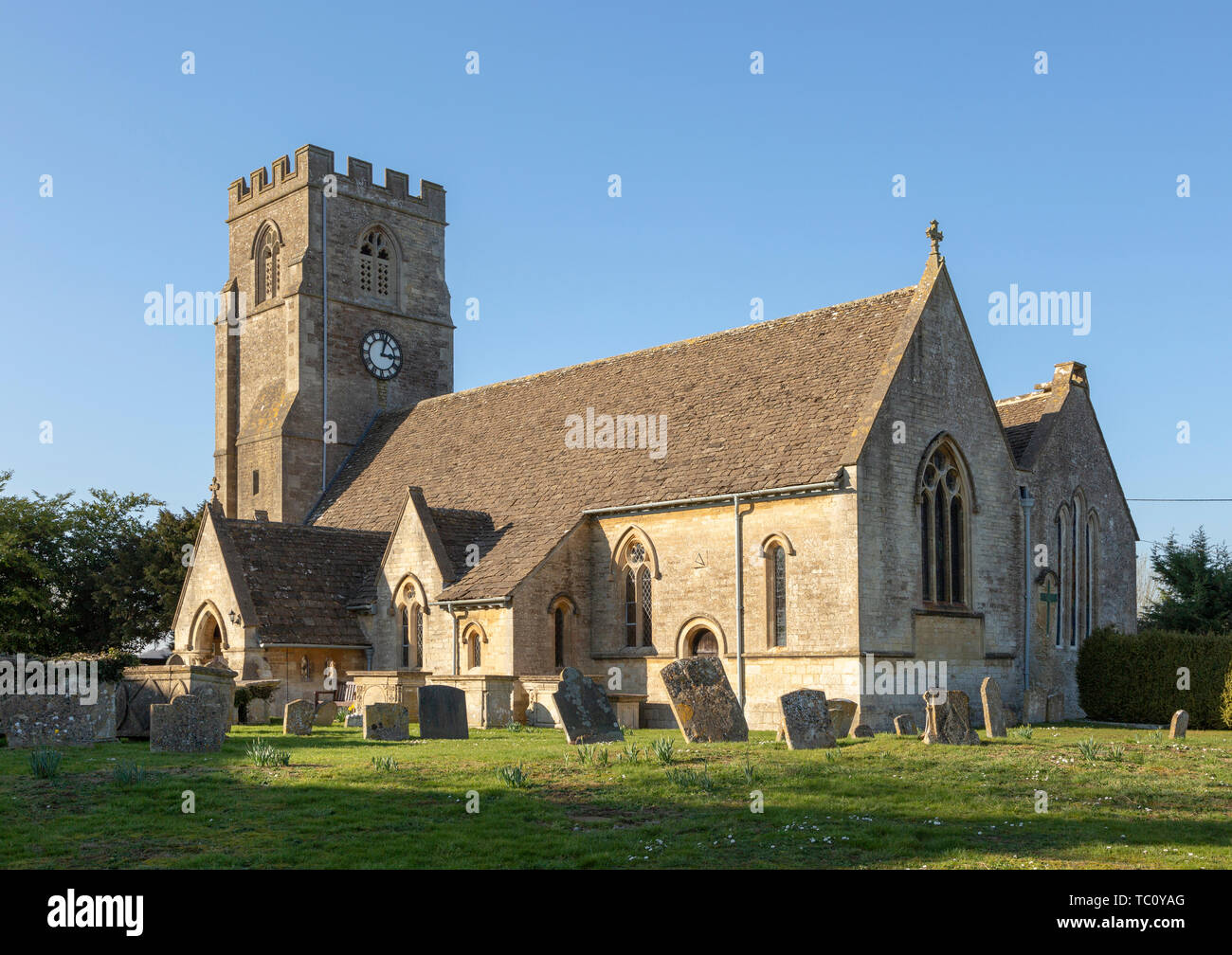 Village parish church of Saint Mary Magdalene, Hullavington, Wiltshire