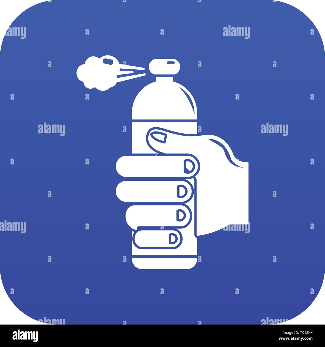 Spray insects icon blue vector Stock Vector Image & Art - Alamy