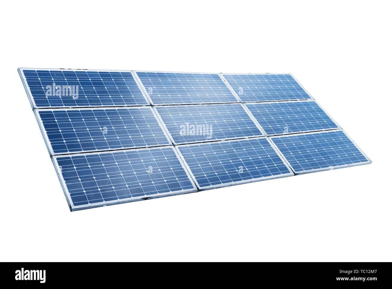 Power plant using renewable solar energy Stock Photo - Alamy
