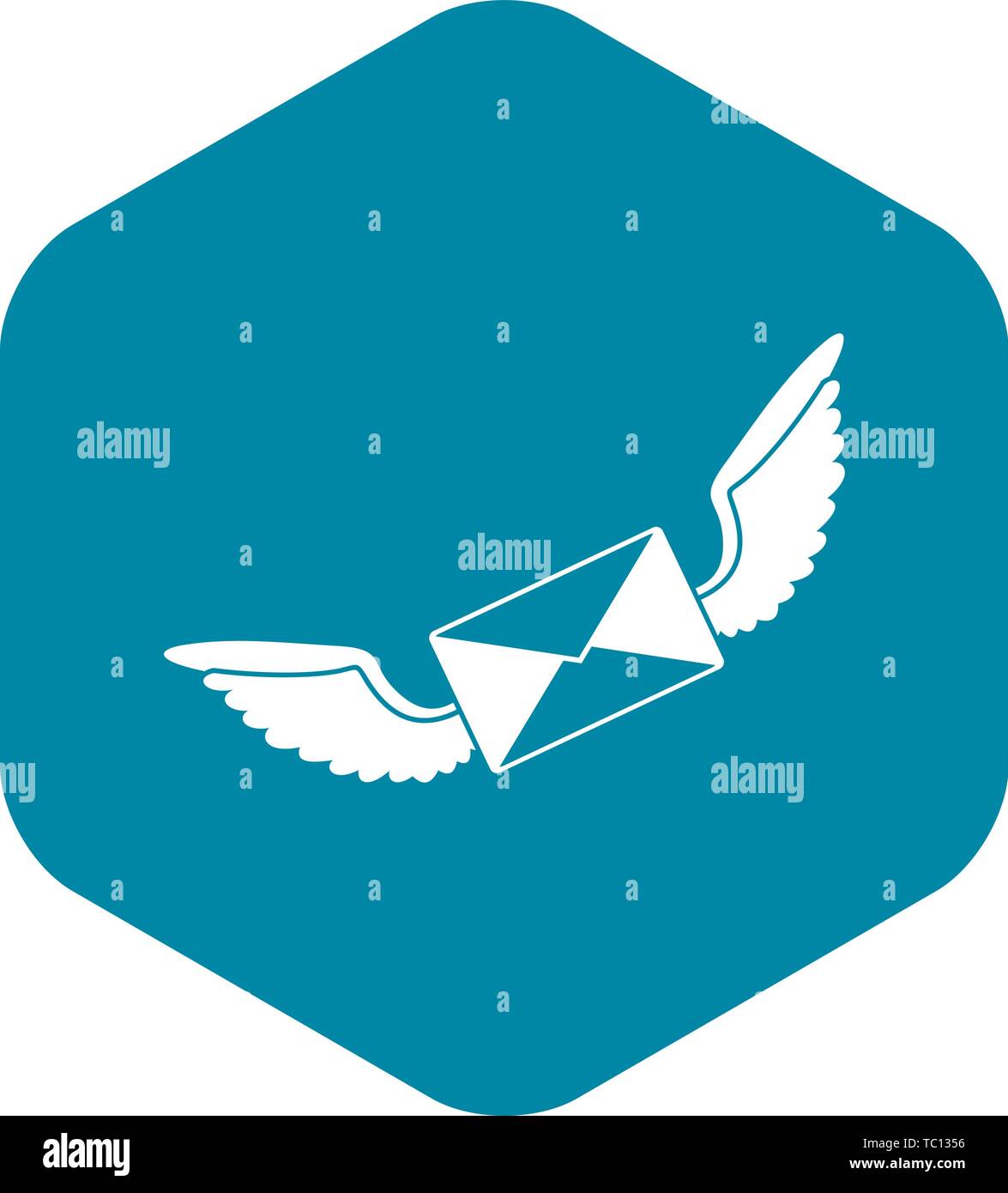Love letter icon, simple style Stock Vector Image & Art - Alamy