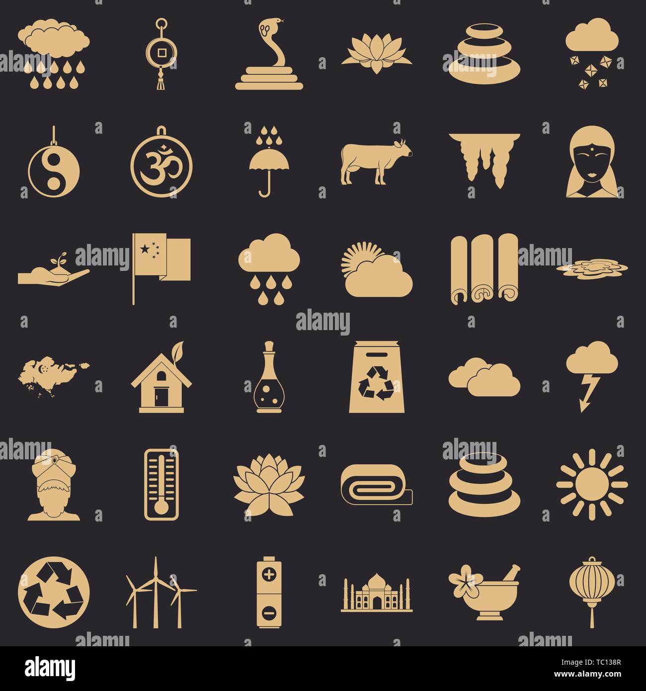 India mountain guide Stock Vector Images - Alamy