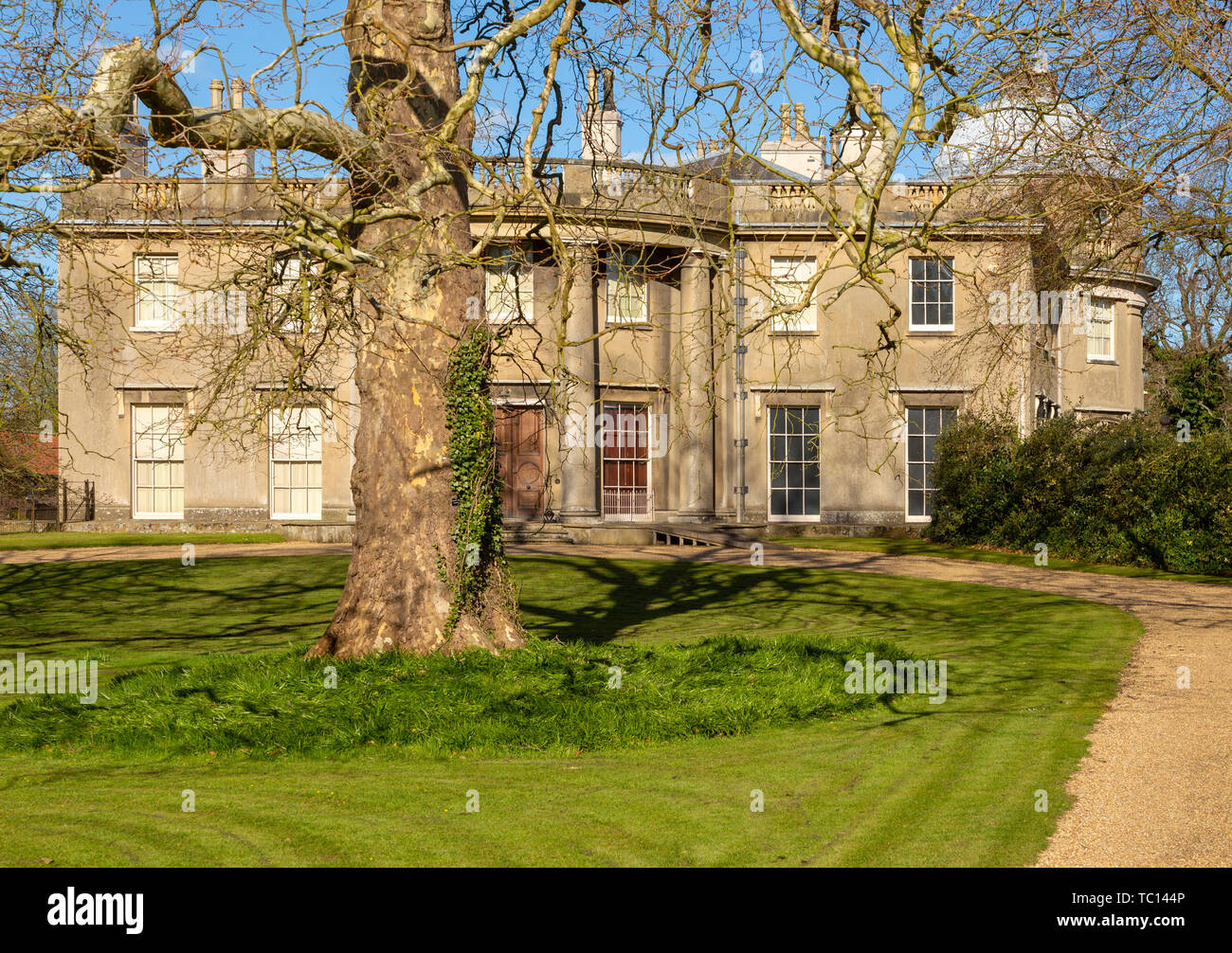 Scampston Hall, Yorkshire, England, UK Regency country house estate