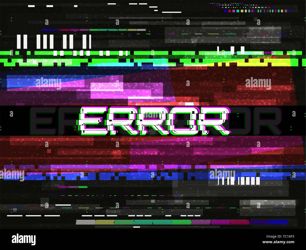 Glitch Background - Stock Motion Graphics